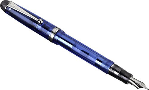 PILOT Custom 74 Fountain Pen, Blue Barrel, Fine Nib (60695)