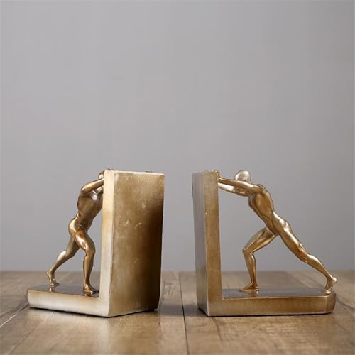 Book Organizer Heavy Duty Bookends Humanoid for Office Llibrary School Decorative