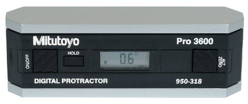Casafoyer Digital Protractor, Pro 3600, .01Deg, O - (Pack Of 2)
