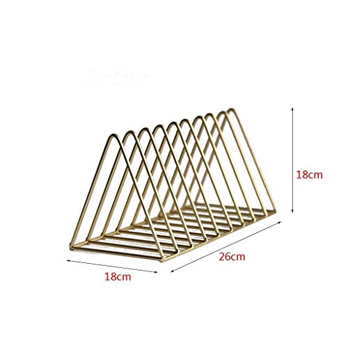 GVRMLDF Desktop File Organizer，Vertical Notebook，Letter Holders，Extra Strong Metal，Great for Teachers, Decor, Desk Organizers or Office Organization(Gray)