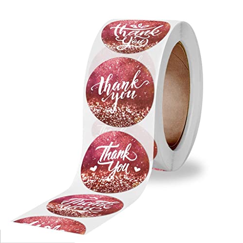 MVNOIRE Roll of Thank You Sealing Stickers Envelope Decoration