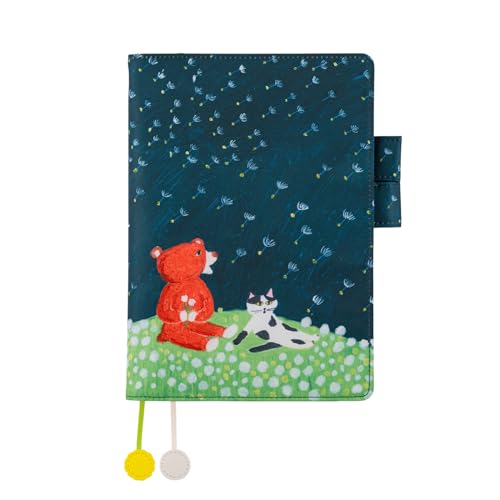 Hobonichi Techo Cousin Cover [A5 Planner Cover Only] Keiko Shibata: Gentle breeze in a dandelion field