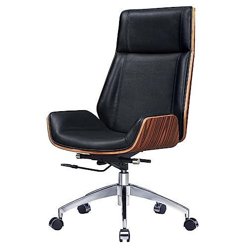 FZGGWYHL Executive Office for Home, Comfy Desk, Office with Footrest & Lumbar Support, Recliner Computer Desk, Ergonomic Swivel Gaming for Home Office