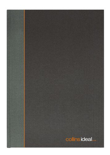 Collins Ideal A5 Double Cash Manuscript Book - 192 Pages, Grey
