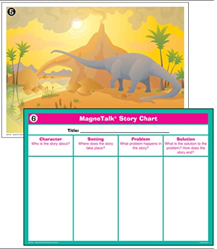 Super Duper Publications | Magnetic Fantasy Adventure Stories Match-Up Barrier Game | Educational Learning Resource for Children