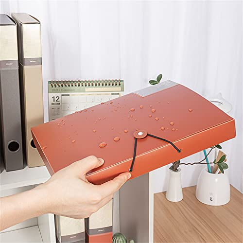 Folder A4 Multi-Category Office Business Multi-Function Thickened File Box Folder Storage Folder (Color : A Size