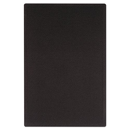 Quartet 7684BK Fabric Bulletin Board, Frameless,w/Hardware, 4-Ft x3-Ft, Black