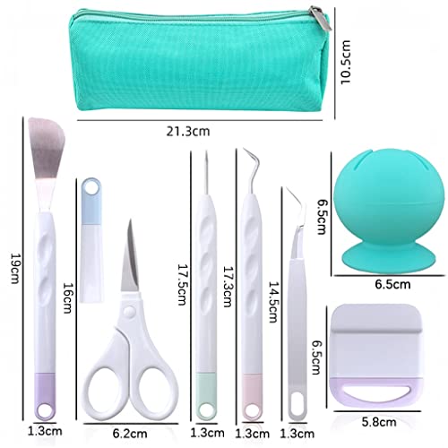 XDSRFVW Craft Vinyl Weeding Tools Set Basic Tool Silhouettes Cameos Lettering DIY Accessories Handmade