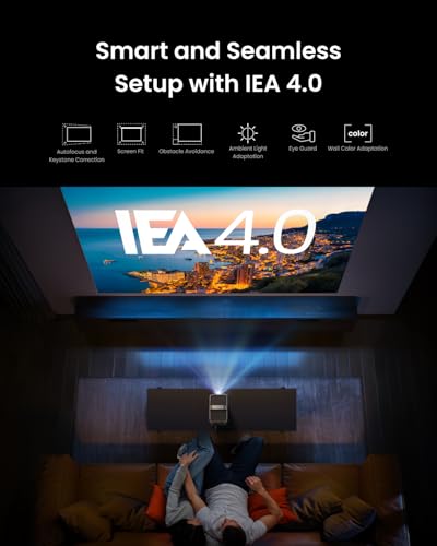 NEBULA Cosmos 4K SE Portable Projector, 1,800 ANSI Lumens