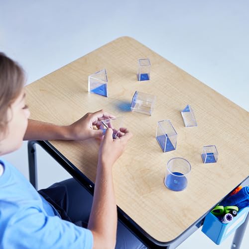 EAI Education GeoModel® Relational Geometric Solids: Blue - 10 Sets of 16