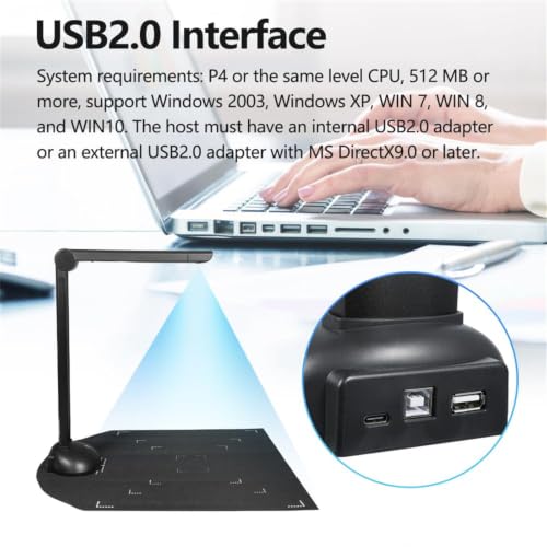 A3 Document Camera Scanner, HD 16 Mega-Pixels