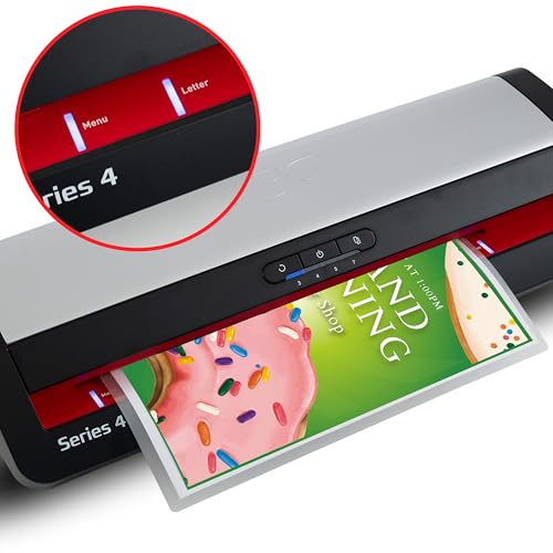 GBC Laminator Machine, 13" Wide Format 4-Roller Professional Pouch Laminator with Auto Reverse Anti-Jam (480HS)