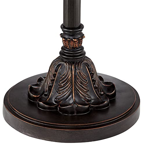 Ludo 72" Tall Bronze Crackle Tree Torchiere Floor Lamp Living Room