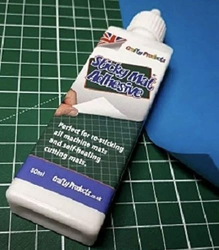 3 x Sticky Mat Adhesive Tacky Glue for Cutting Mats and Crafting Gyro-Cut® Compatible with CRICUT - Pack of 3 Bottles