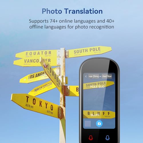 Language Translator Device No WiFi Needed, 138+ Languages Translation in Real Time