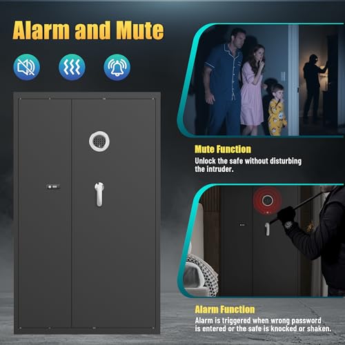 Eltean 18-20 Large Long Gun Safe for Home Rifles and Pistols