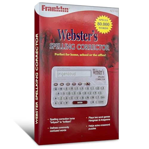 Franklin Webster's Spelling Corrector NCS-100 - Advanced Phonetic Spell Correction Technology - Type Words as They Sound for Quick and Accurate Suggestions