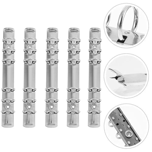 A5 ring binder Ring Binder Mechanism 16 Pack A6 Notebook Inner Core Stainless Steel Reusable Lightweight