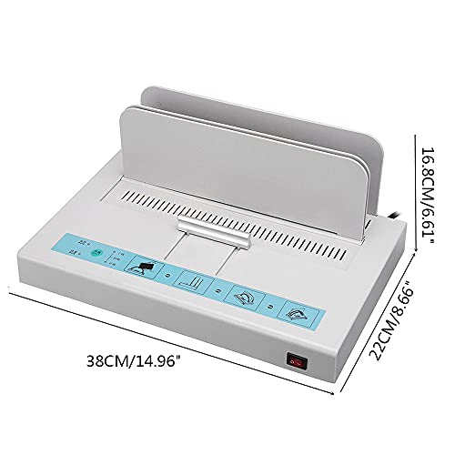 Thermal Binding Machine,110V Binder Machine 1-50mm Electric Desktop Sheet Binder Contract Document Invoice Folder