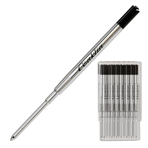 Conklin Soft Ink Ballpoint Refill, Black (50 pcs tube)