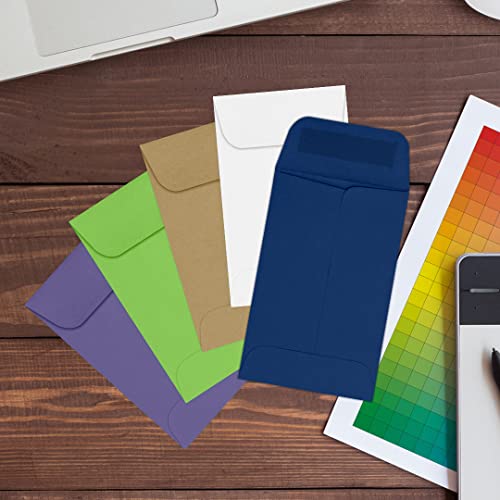 LUXPaper #1 Coin Envelopes | 2 1/4" x 3 1/2" | Navy Blue | 80lb. Text | 1,000 Qty