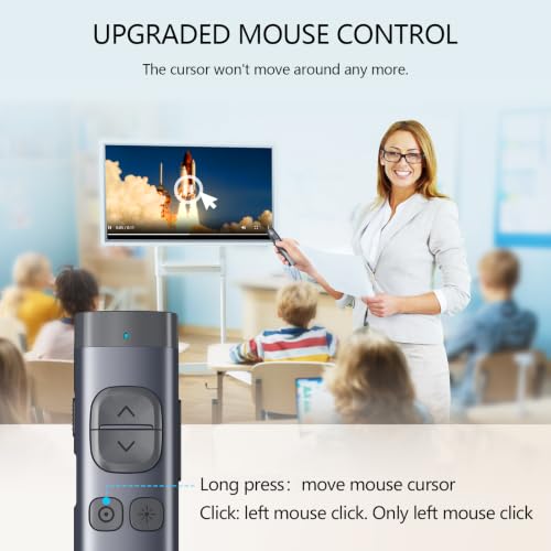 N97s Presentation Clicker for Powerpoint Presentations with Digital Pointer