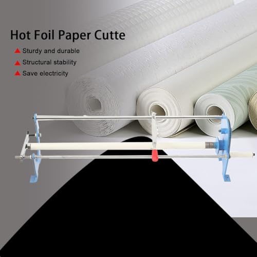 Foil Paper Cutter Manual Paper Cutter, PU Vinyl Hot Stamping Rolls Slitter