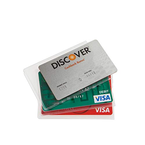Clear Vinyl ATM Jacket - Credit/Debit Card Protector - Card Sleeve 250/box