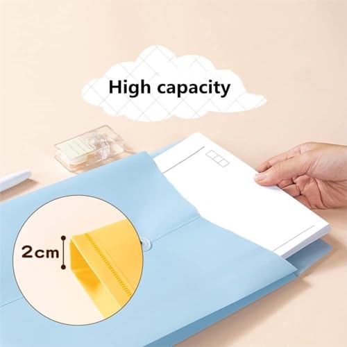 folders 10PCS Envelopes with Button String Tie Closure