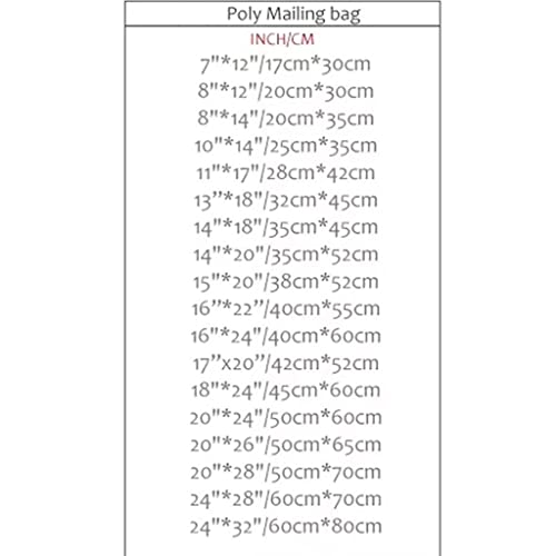 EVANEM White Courier Bag Express Envelope Storage Bags, for Mailing Bags Self Adhesive Seal PE Plastic Pouch Packaging 50pcs(50x60cm 50pcs)