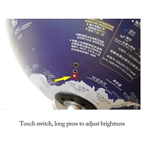 Innovative Globe Lighting Globe 360° Rotating World Globe With Stand Rechargeable Hd Globes Desktop Geographic Globes Home Decoration fun education