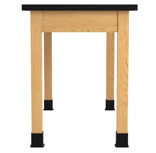 Diversified Spaces PerpetuLab 48x24x36 Science Table,HPL,Black/Oak