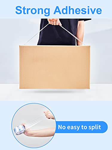 JARLINK 18 Rolls Ultra Clear Packing Tape