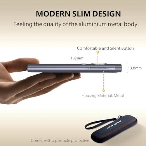 N97s Presentation Clicker for Powerpoint Presentations with Digital Pointer