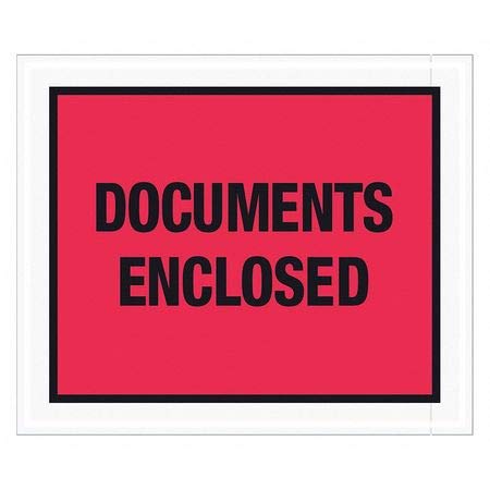 10 x 12" Red "Documents Enclosed" Envelopes