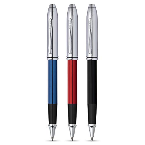 Cross Townsend Limited Edition Rollerball Pen - Red Chrome