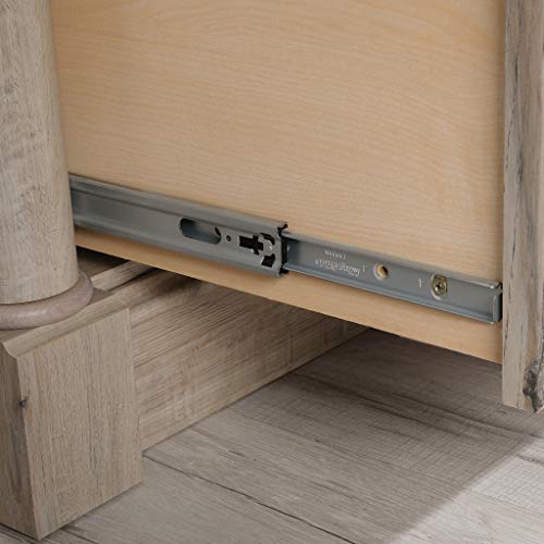 Sauder Palladia 2 Drawer File Cabinet, Lateral Filing Cabinets for Home Office, Hanging File Folders Organizer, Interlocking Drawers, in Split Oak Finish