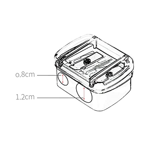 ZYQHMY Holes Precision Lipstick Cosmetic Pencil Sharpener Eyebrow Lip Liner Eyeliner