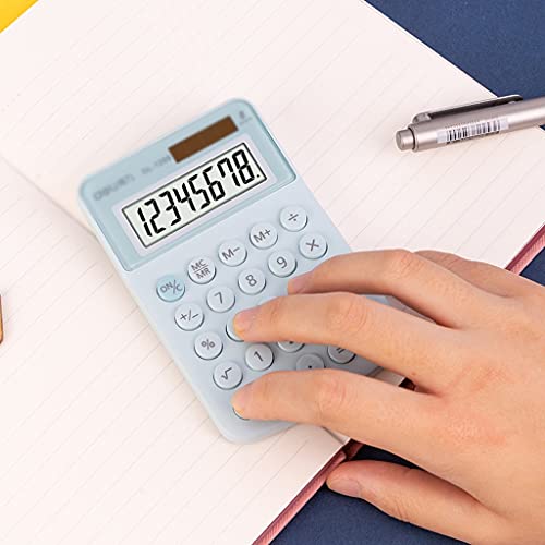 Calculator Solar Color Student Cute Calculators Portable Easy Carry School Office Supplies(E)