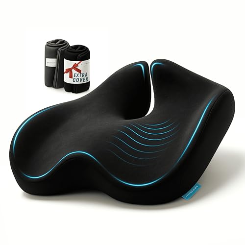 Pressure Relief Seat Cushion for Tailbone Pain, Sciatica & Coccyx Pillow