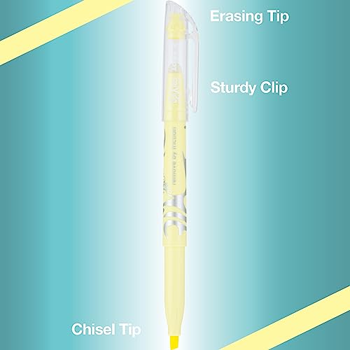 PILOT FriXion Light Pastel Erasable Highlighters, Assorted Colors, 36-Pack
