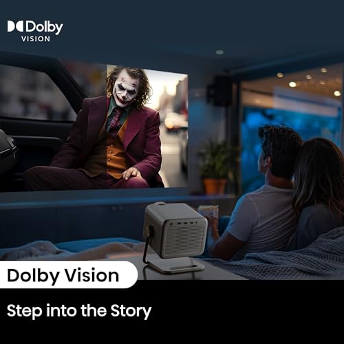 Hisense M2 Pro, Triple Laser Smart Portable Lifestyle Projector, 4K UHD, 65” – 200”, 1,300 Lumens, Dolby Vision,Optical Zoom, Intelligent Screen Adjustments, Vidaa OS, Netflix Included