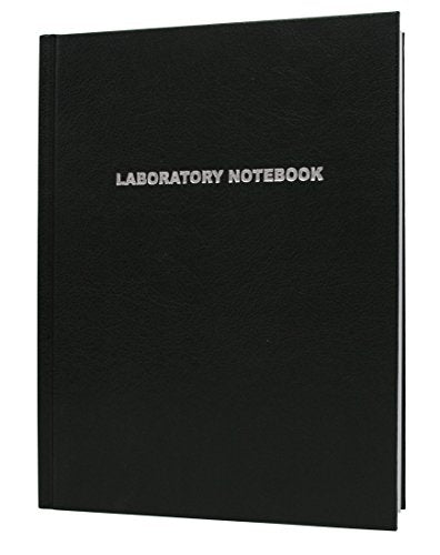 Heathrow Scientific HD8610A Laboratory Notebook, Black Grid Cover, 100 Pages, 8-1/2" Length x 11" Height (Pack of 12)