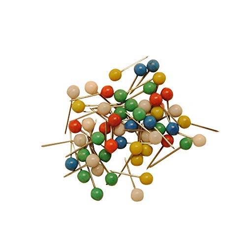 ONESTOPDIY.COM 10000 X 5 Green 16mm Map Pins - Versatile Office, Classroom, and Home Organization
