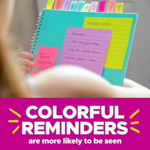 3M Post-It SS Pop-Up Notes, 3 x 3, Marrakesh Colors, 10 Pads/Pack (R33010SSAN)