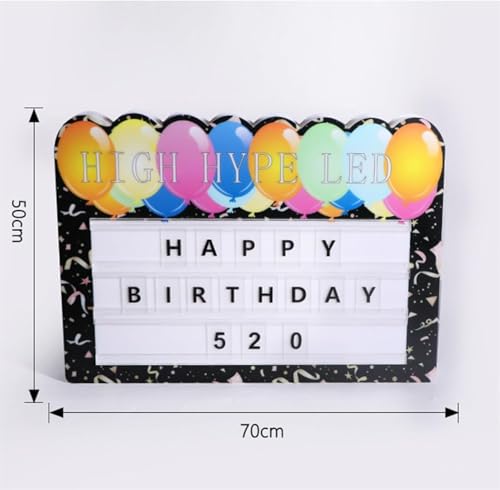 GYQSSD LED Letter Bottle Presenter, Led VIP Message Light Box with 2 Set Letters & 1 Set Number, Color Letter Billboard for Parties, Bars & Nightclubs, Hand Holding Light Box Sign