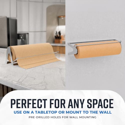 Bryco Goods 36 Inch All Paper Roll Dispenser and Cutter, Heavy-Duty