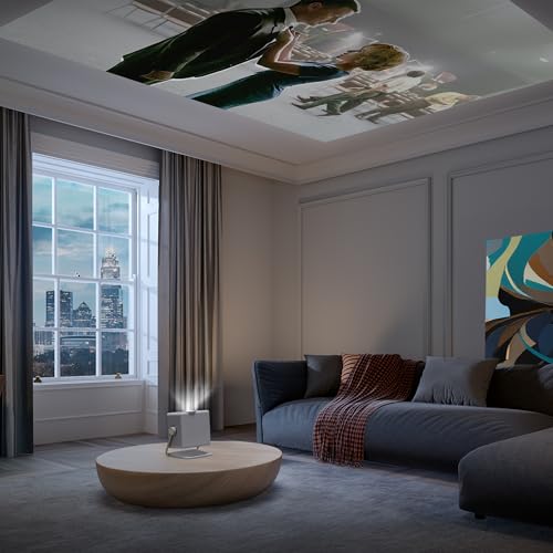 Hisense M2 Pro, Triple Laser Smart Portable Lifestyle Projector, 4K UHD, 65” – 200”, 1,300 Lumens, Dolby Vision,Optical Zoom, Intelligent Screen Adjustments, Vidaa OS, Netflix Included