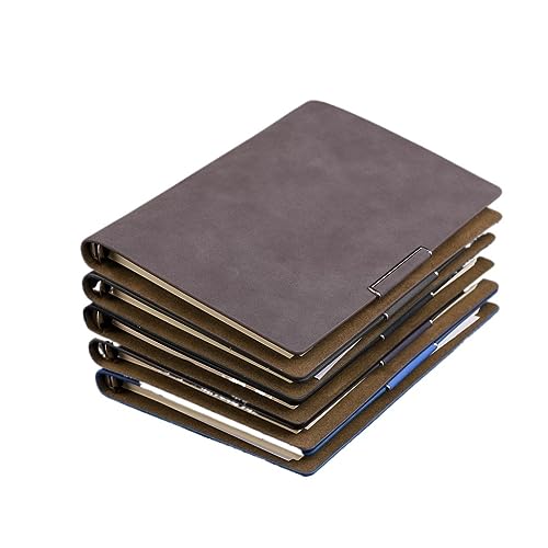 ZXYLZL 5 Loose Leaf Notebooks, Business Notebook A5, Office Diary