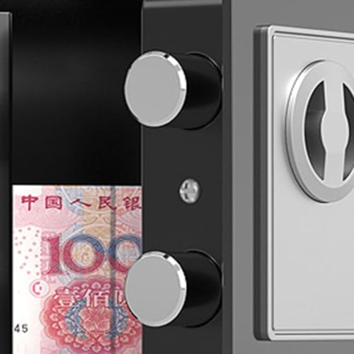ALINUOYQ Safe Box, Small Home Safe with Indicator Lights for Home Office Hotel Business, Fireproof Safe with Operating Instructions Emergency Key Expansion Bolts for Cash Jewelry